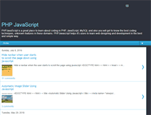 Tablet Screenshot of phpjavascript.com